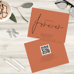 Budget Forever QR code Terracotta Enregistrer la d
