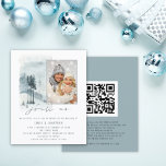 Budget Frosty Forest Photo Rejoignez-nous QR Blue<br><div class="desc">Un rapport qualité-prix BUDGET alternative sur une taille plus petite 4, 5 x 5, 6" semi-brillant poids 110lbs, qui est d'une épaisseur similaire à une carte postale (cependant ne convient pas à l'utilisation comme carte postale.) VEUILLEZ NOTER qu'il y a UN par feuille. Budget Frosty Forest Photo Rejoignez-nous QR Blue...</div>