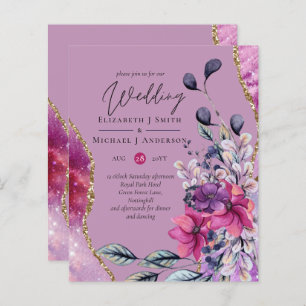 BUDGET Fuchsia Violet Violet Mariage Floral Invita