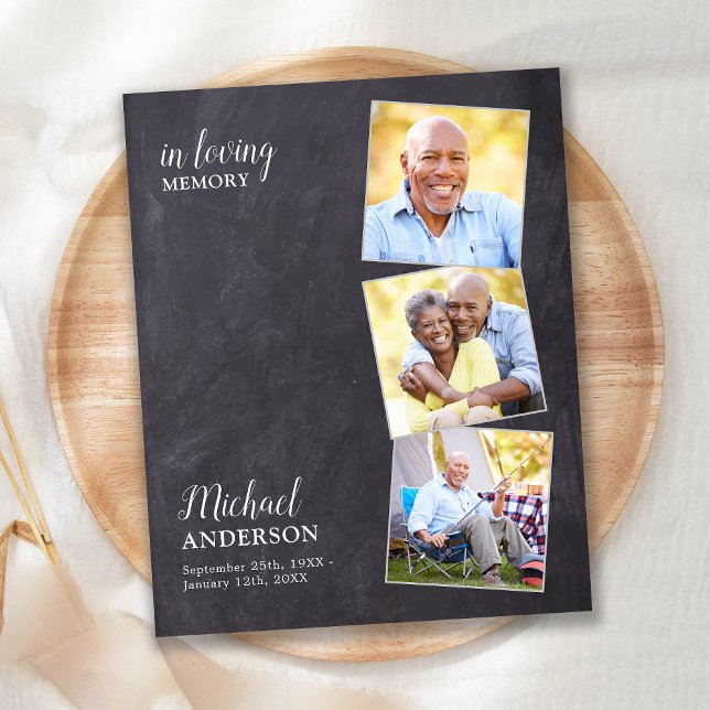 Budget Funérailles 3 Photo Carte de remerciements (Créateur téléchargé)