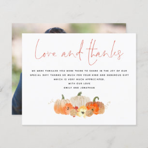 Budget Glittery Citrouilles Photo Love and Thanks