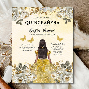 Budget Gold Bilingue Espagnol Quinceanera