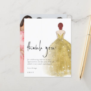 Budget Gold Gown Photo Auburn Quinceañera Merci