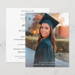 Budget Gold Parties scintillant Graduate Photo Fai
