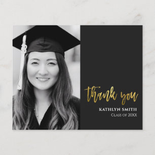 BUDGET Gold Script moderne Photo Grad Merci