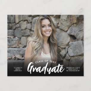 Budget Graduate Classe Année Photo Graduation Card