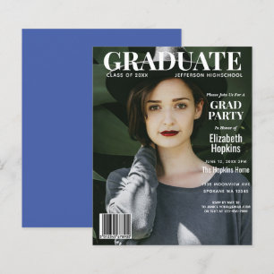 Budget Graduate Magazine Couverture Photo Party In