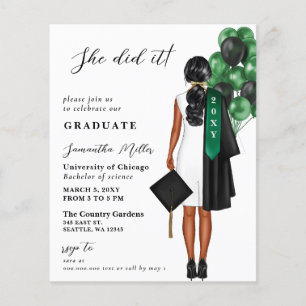 Budget Green Photo Elle L'A Fait Graduation