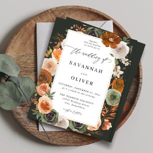 Budget Green & Terra Cotta Floral Mariage S2 -DK