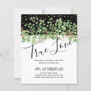 Budget Greenery Feuille Night Sky Mariage