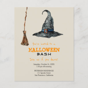 Budget Halloween fête drôle Invitation
