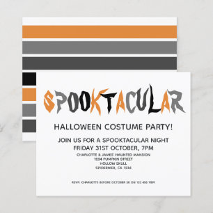 BUDGET Halloween Spooktacular Fête Rayée