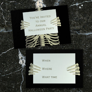 Budget Halloween Squelette Invitations 100 Pack