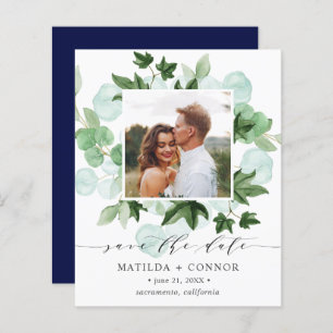 BUDGET Hedera mariage photo Green Ivy Navy