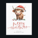 Budget Highland Cow 2026 Calendrier Joyeux Noël<br><div class="desc">Budget mignon Santa Hat Highland Cow 2026 Calendrier Joyeux Noël. Un prix réduit de 4, 5 x 5, 6 pouces semi-brillant de 110 livres, semblable en épaisseur à une carte postale. Il y a UN par feuille. La gentillesse festive pour vos souhaits de vacances, avec ce design amusant avec une...</div>