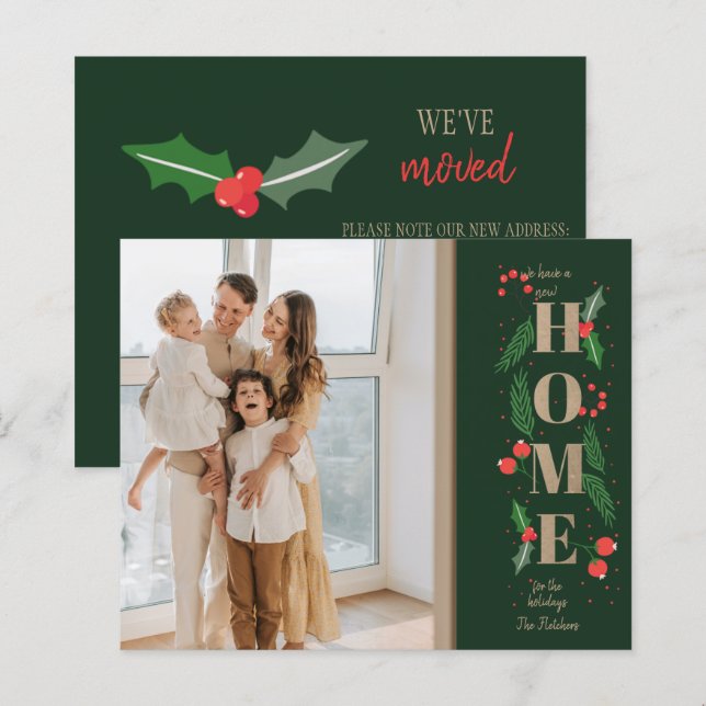 Budget Holly Nouvelle maison pour Carte photo de v (Devant / Derrière)