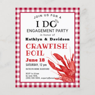 BUDGET I FAIRE Fiançailles Crawfish Party Invitati