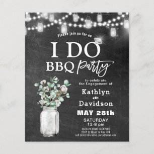 BUDGET I FAIRE Fiançailles Eucalyptus BBQ Invitati