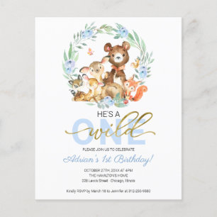 Budget Il est un sauvage une première invitation d