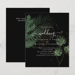 BUDGET Ile tropicale Palm Plage Feuille Mariage
