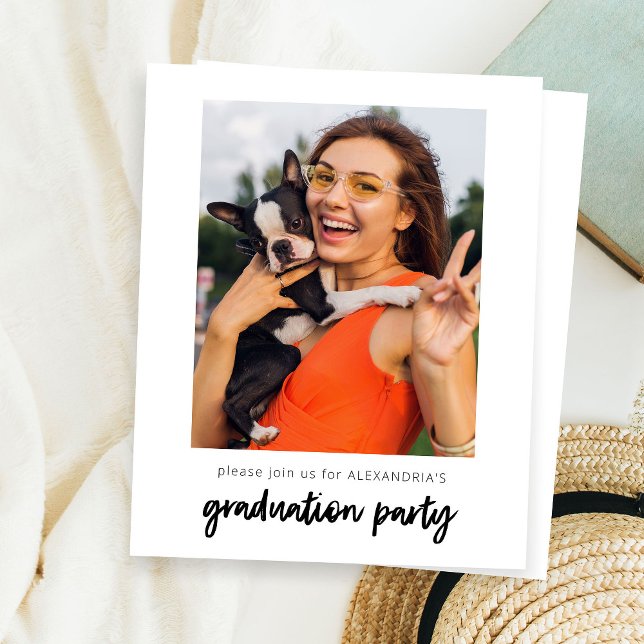 Budget Instant Photo Ver White 2 Graduation Party (Créateur téléchargé)