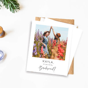 Budget Instantané Photo Be My Bridesmaid Propositi