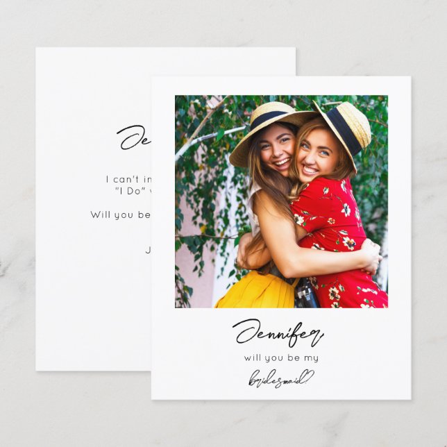 Budget Instantané photo Be My Proposition V3 écrit (Devant / Derrière)