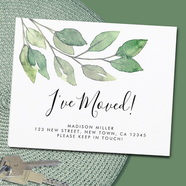 Budget J'ai déménagé Nouvelle Maison Faire-part dé (Créateur téléchargé)