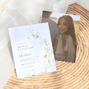 Budget Jaune Fleur sauvage Boho Fête des mariées p