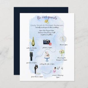 Budget Jour du Mariage Calendrier Invitations mode