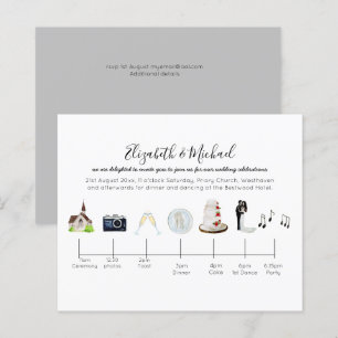 Budget Jour du Mariage Calendrier Invitations mode