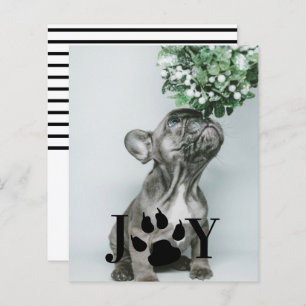 BUDGET Joy Chien Empreinte de patte Carte photo de