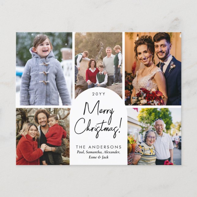 Budget Joyeux Arche de Noël 5 Famille Fête Photo (Devant)