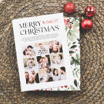 Budget | Joyeux moments | Photo de Noël moderne 9<br><div class="desc">Partagez la joie de cette période de fêtes avec notre carte de crédit photo de Noël 'Joyeux Moments'. Ce design élégant et moderne présente "Joyeux Noël" dans une typographie serif élégante avec des ligaments et des fioritures artistiques. Aligné à droite, votre nom de famille est écrit en calligraphie manuscrite rouge...</div>