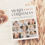 Budget | Joyeux moments | Photo de Noël moderne 9<br><div class="desc">Partagez la joie de cette période de fêtes avec notre carte de crédit photo de Noël 'Joyeux Moments'. Ce design élégant et moderne présente "Joyeux Noël" dans une typographie serif élégante avec des ligaments et des fioritures artistiques. Aligné à droite, votre nom de famille est écrit en calligraphie manuscrite rouge...</div>