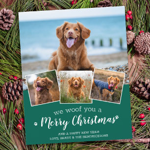 Budget Joyeux Noël chien animal de compagnie photo
