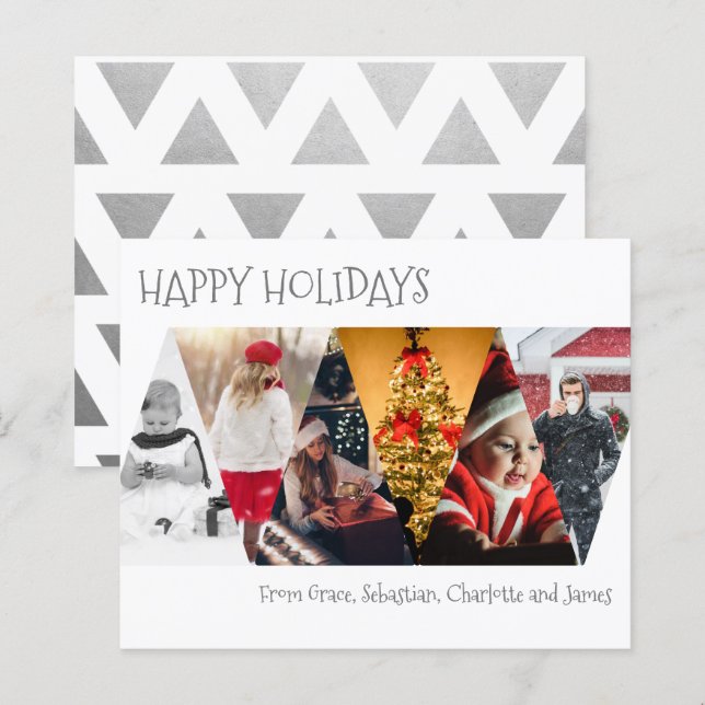 BUDGET Joyeux Noël Collage photo (Devant / Derrière)