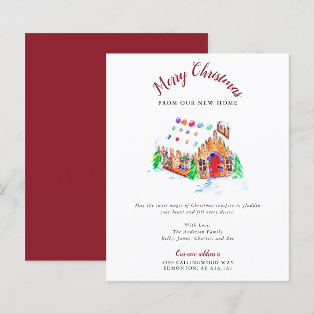 Budget Joyeux Noël de notre nouvelle maison déména (Devant / Derrière)