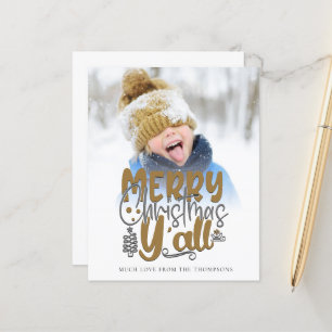 Budget Joyeux Noël Y'All Photo Art Script