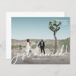 Budget Juste Marié 4 Mariage photo Faire-part