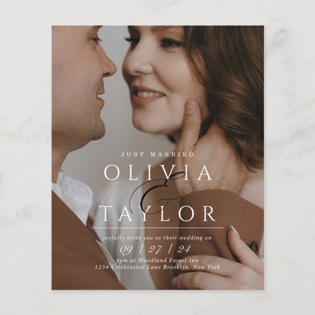 BUDGET Juste Marié Ampersand 2 Mariage photo (Devant)