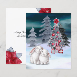 BUDGET Lapin Lapin Scène Arbre de Noël