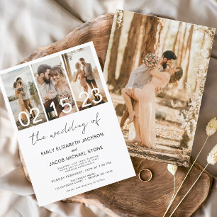 Budget Le Mariage de la Photo Simple Minimaliste