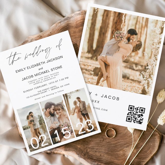 Budget Le Mariage Minimaliste QR code (Créateur téléchargé)