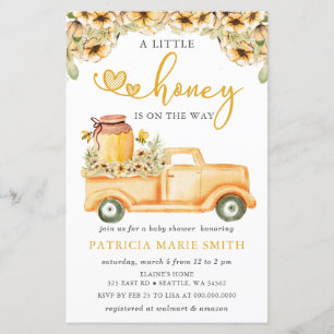 Budget Le Miel Est Sur Le Chemin Du Baby shower Ho