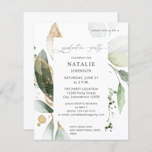 Budget Léger Eucalyptus Glow Gold Party