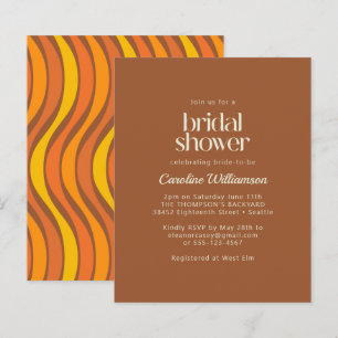 Budget les années 70 Lignes de série Fête des mari