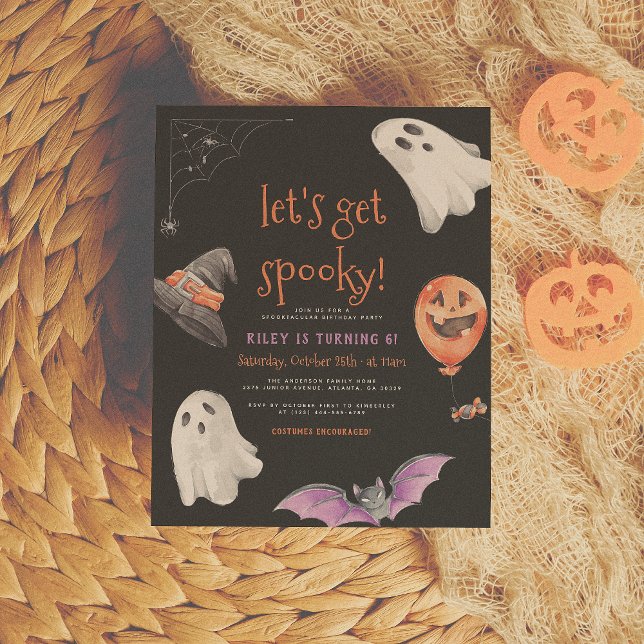 Budget Let's Get Spooky ! Cute Black Birthday Part (Créateur téléchargé)