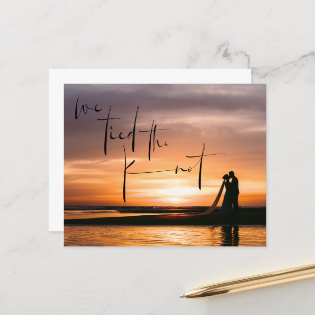 Budget lié à la photo de noeud Elopement Faire-par (Devant/Arrière en situation)