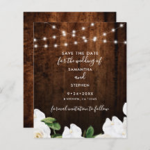 Budget Lights Rustic Wood Wedding Enregistrer La D